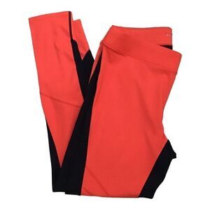 Athleta Stretch Jogger Yoga Pants Orange & Black Size Medium